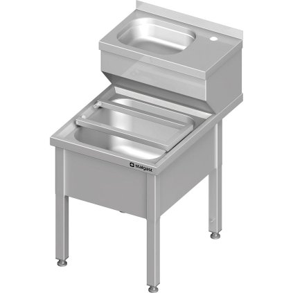 Uklídové umývadlo 500x700x850 mm | STALGAST, 982357050