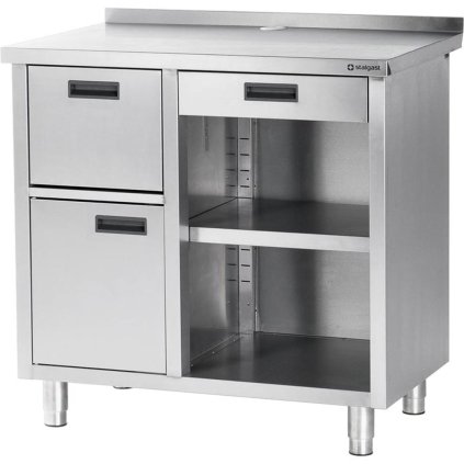 Stůl pod kávovar 1000x700x1000 mm | STALGAST, 486700