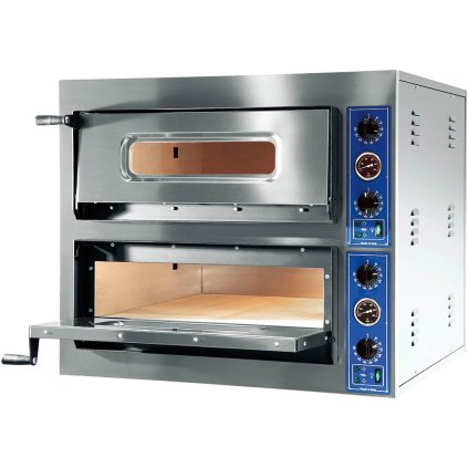 Dvoukomorová pizza pec, 2x4 pizza 360 mm | STALGAST, 781422
