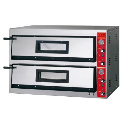 Dvoukomorová pizza pec, 2x6 pizza 300 mm | STALGAST, 781522
