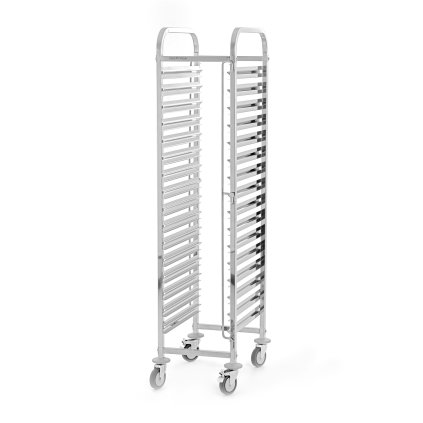 Vozík z nerezové oceli na 16xGN 1/1, 380x550x1735 mm | TECHNICA, Silver Line