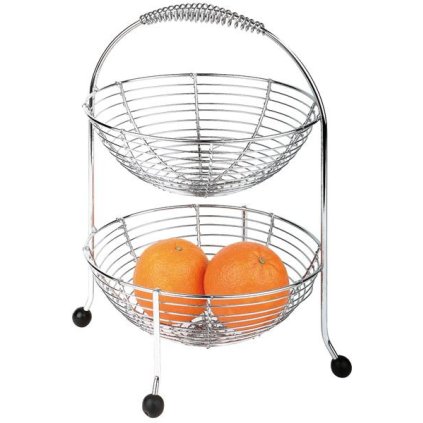 Dvoupatrový stojan na ovoce 300x300x355 mm | APS, 30325