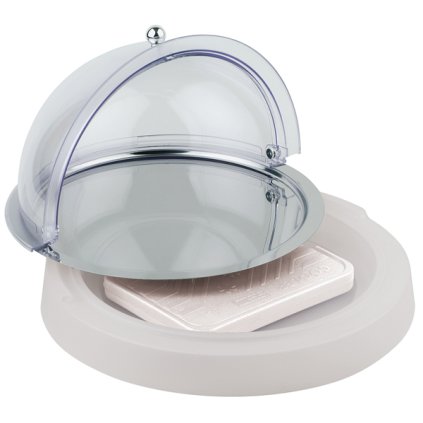 Chladící vitrína kulatá, průměr 420 mm, bílá | APS, Top Fresh