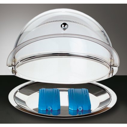 Chladící vitrína roll-top kulata, průměr 380 mm | APS, 09082