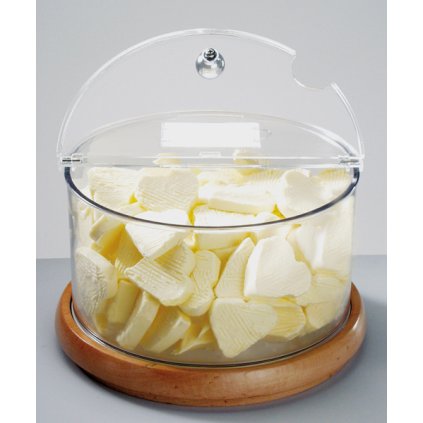 Chladící mísa kulatá na dřevěném podstavci 4 l | APS, Top Fresh