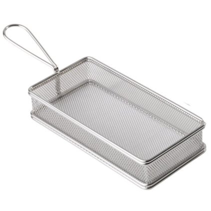Košík na servírování potravin 215x105 mm, inox | APS, Snack Holder