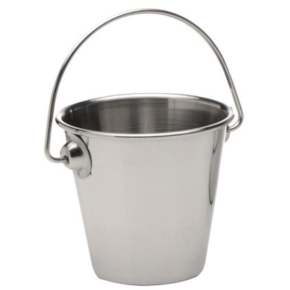 Mini kyblík , průměr 70 mm, sada 4 kusů, inox | APS, Snack Holder