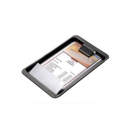 Tác na účet 200x120 mm, černá | APS, 30108