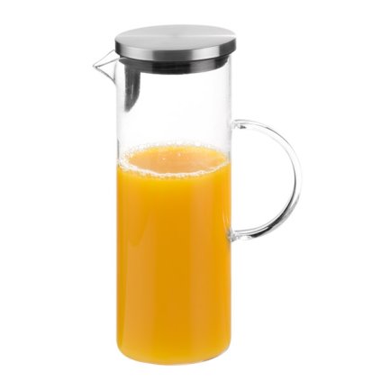 Džbánek s víčkem na džus 1,5 l, průhledný | APS, 10764