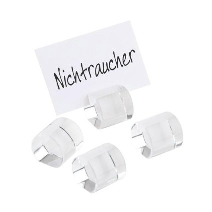 Univerzální stojan se štítky 30x30x28 mm, sada 4 kusů | APS, Cylinder