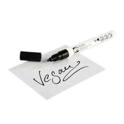 Popisovač křídový 2 kusy, černý | APS, 71491