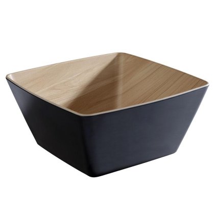 Mísa melaminová černá, 250x250x120 mm | APS, Frida