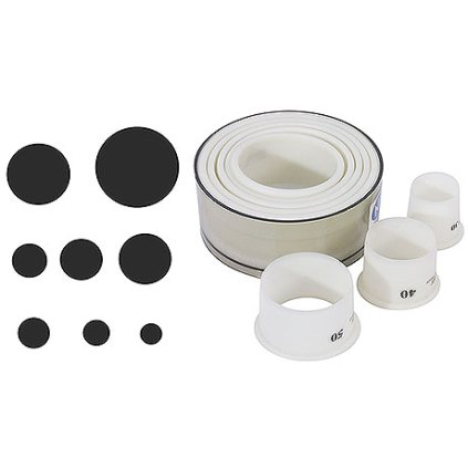 Vykrajovátka plastové, kolo průměr 30-100 mm, sada 9 kusů | CONTACTO, 228/008