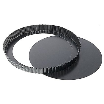 Forma vroubkovaná, ocelová s vynimatelným dnem, průměr 240 mm | CONTACTO, 736/240