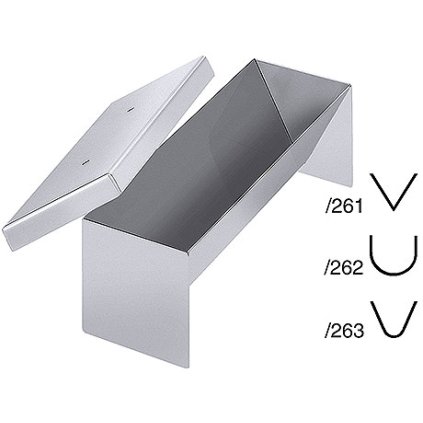 Forma ve tvaru "V" na paštiku s poklopem 0,7 l | CONTACTO, 882/261