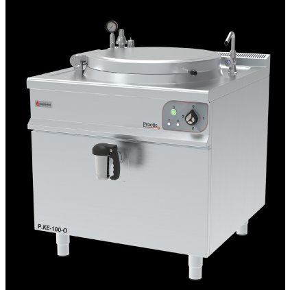 Elektrický varný kotel kulatý, dvouplášťový 100 l | GASTROHAAL, P.KE-100-O