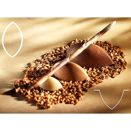 Silikonová forma GN 1/1, 32x ovál 80x45x35 mm | CONTACTO, 6681/084