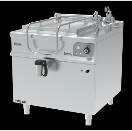 Plynový varný kotel hranatý, dvouplášťový 100 l | GASTROHAAL, P.KG-100