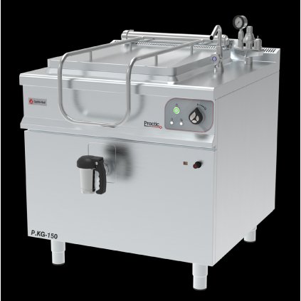 Plynový varný kotel hranatý, dvouplášťový 150 l | GASTROHAAL, P.KG-150