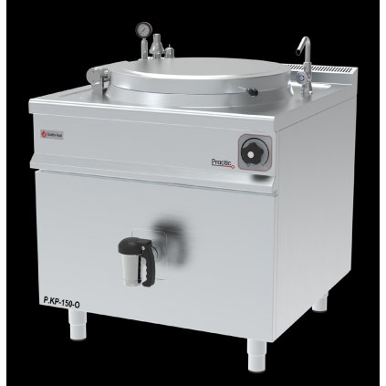 ParnÍ varný kotel kulatý, dvouplášťový150 l | GASTROHAAL, P.KP-150-O