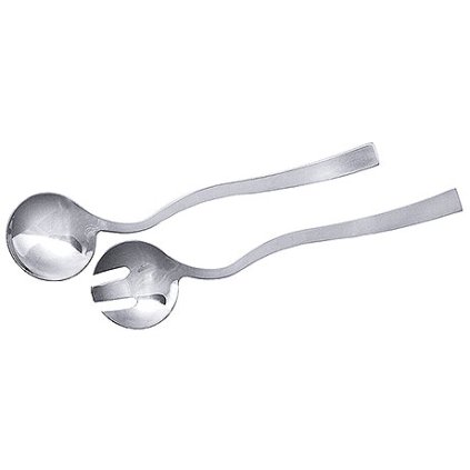 Lžíce a vidlička na salát z nerezové oceli 70x70x290 mm, sada | CONTACTO, 7777/002