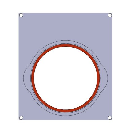 Matrice pro kulatou nádobu 163 mm pro zatavovací stroj 273000, 227x178 mm | TECHNICA, Platinum Line