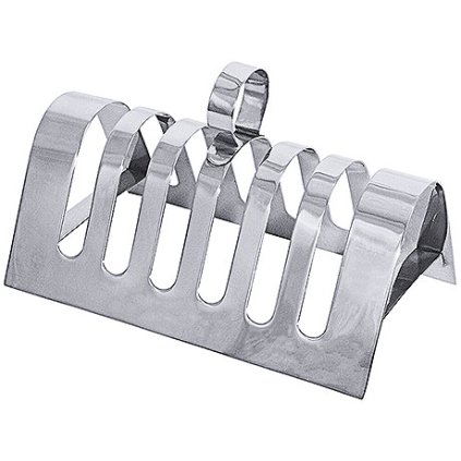 Stojan z nerezové oceli na 4 tousty 195x80x80 mm | CONTACTO, 34/006