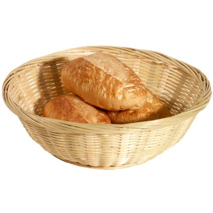 Košík ratanový na pečivo, průměr 220 mm | CONTACTO, 4884/220