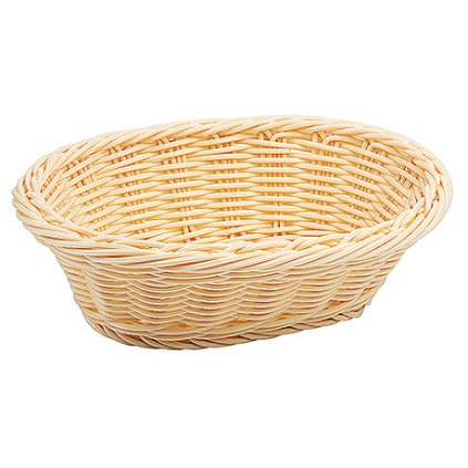 Košík z polyethylénu na pečivo, oválný 240x150x70 mm | CONTACTO, 4787/240