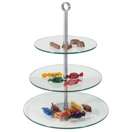 Etažér třípatrový, průměr 210/250/300 mm | CONTACTO, 3226/003