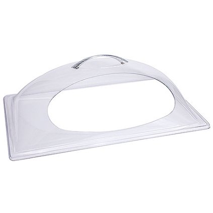 Poklop GN 1/1 s otovrem z polykarbonátu | CONTACTO, 648/530