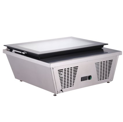 Mrazicí vitrína na zmrzlinu pro 4 nádoby, 77 l, 867x735x377 mm | TECHNICA, Cold Line