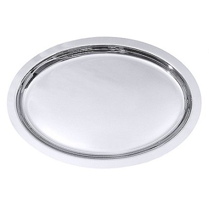 Tác rautový z nerezové oceli, ovál 700x480x20 mm | CONTACTO, 6908/700