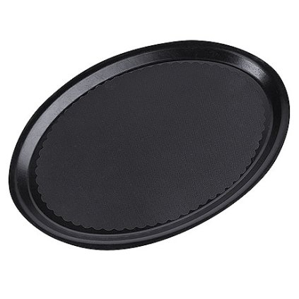Tác polyesterový černý, oválný 290x210x18 mm | CONTACTO, 5351/901