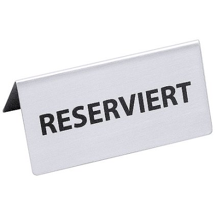 Informační tabulka "Reserviert" 120x55 mm | CONTACTO, 1056/120