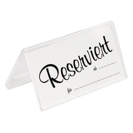 Kartička "Reserviert" k tabulce 6783/100, sada 25 kusů | CONTACTO, 6783/901