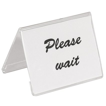 Informační tabulka z umělé hmoty 105x80 mm | CONTACTO, 6784/105