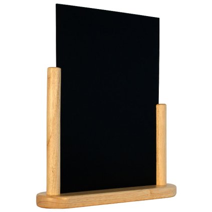 Tabule na menu s dřevěným podstavcem, neutrální 300x210 mm | CONTACTO, 7685/300