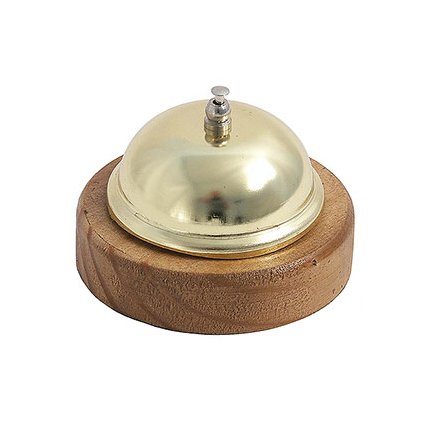 Recepční zvonek mosaz, průměr 90 mm | CONTACTO, 1048/002