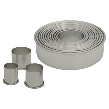 Sada vykrajovátek hladkých 22–113 mm | TOMGAST, T-618-014