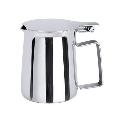 Džbánek z nerezové oceli na mléko/vodu 0,1 l s víkem | CONTACTO, 3019/019