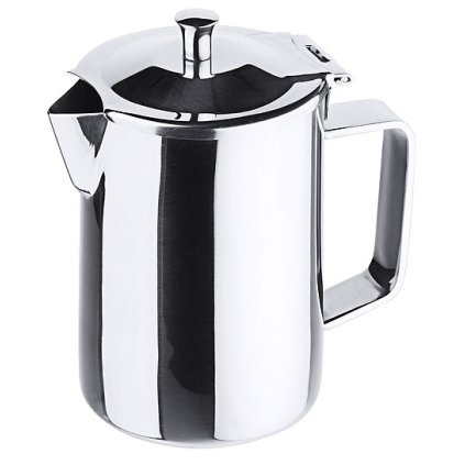 Džbánek na kávu z nerezové oceli s víkem a svařovaným úchytem 0,3 l | CONTACTO, 3017/030