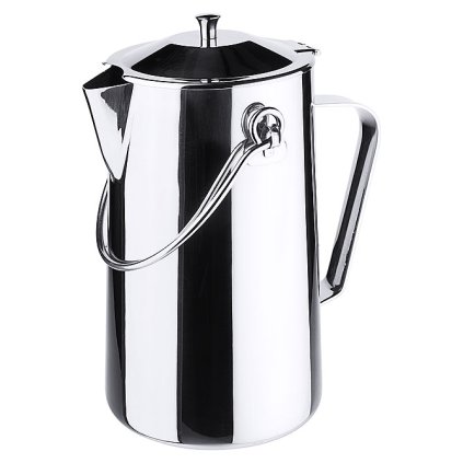 Džbánek na kávu z nerezové oceli s víkem a dvěmi úchyty 3 l | CONTACTO, 3017/301