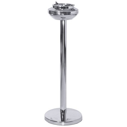 Popelník volněstojící, chromovaný, průměr 150 mm | CONTACTO, 1614/600