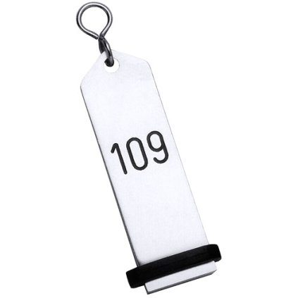 Přívěsek s číslem na klíč 30x100 mm | CONTACTO, 7653/910