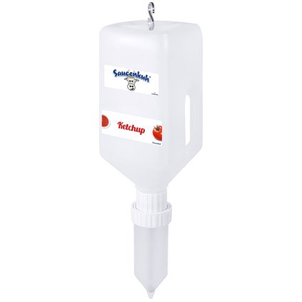 Dávkovač s nádobou 2,7 l, stojan a etikety | CONTACTO, 1464/027