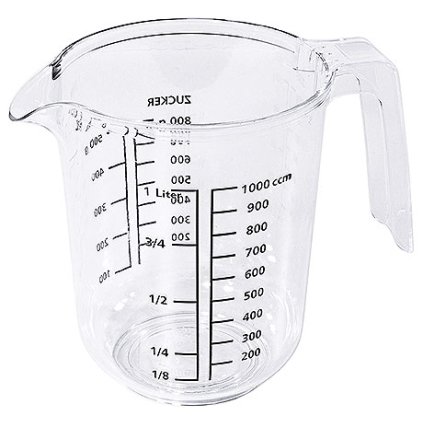 Odměrka na mouku nebo cukr 1 l | CONTACTO, 3055/100