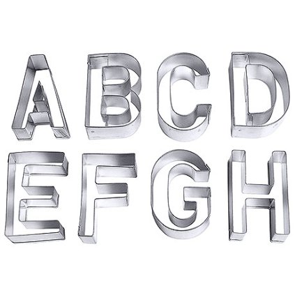 Vykrajovátka 26 kusů, písmena 25 mm | CONTACTO, 638/026