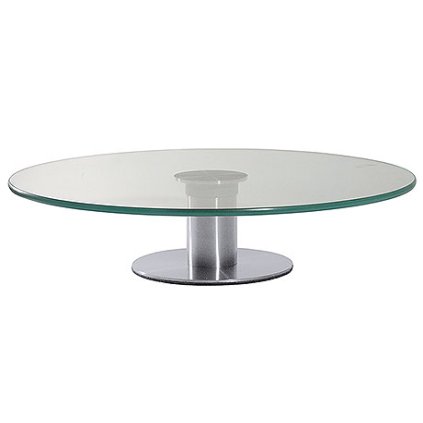 Otáčecí, skleněný etažér na zákusky, průměr 300 mm | CONTACTO, 787/300