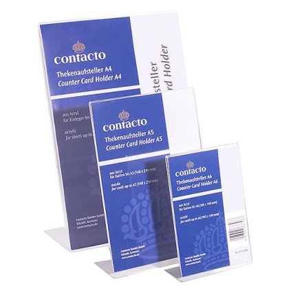 Stojan na menu ve formátu A5, 148x210 mm | CONTACTO, 6779/005